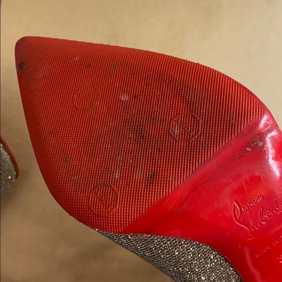 Christian Louboutin Glitter Heels - Picture 9 of 16